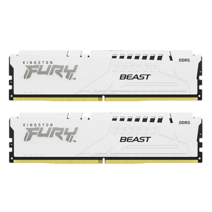 Оперативна пам'ять Kingston Fury 32GB (2x16GB) DDR5 5600MHz Beast White (KF556C36BWEK2-32), фото 1