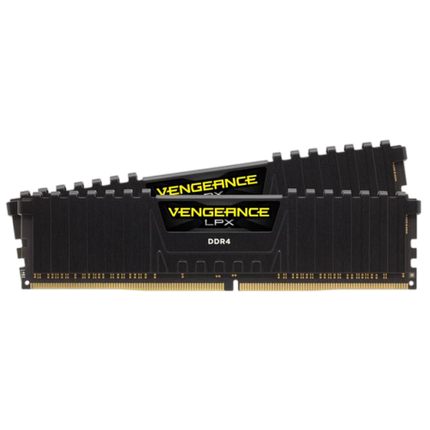 Оперативна пам'ять Corsair 16GB (2x8GB) DDR4 3200MHz Vengeance LPX Black (CMK16GX4M2E3200C16), фото 1