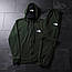 Спортивний костюм чоловічий The North Face куртка зіппер штани штани футболка кепка весняний осінній тнф синій, фото 6