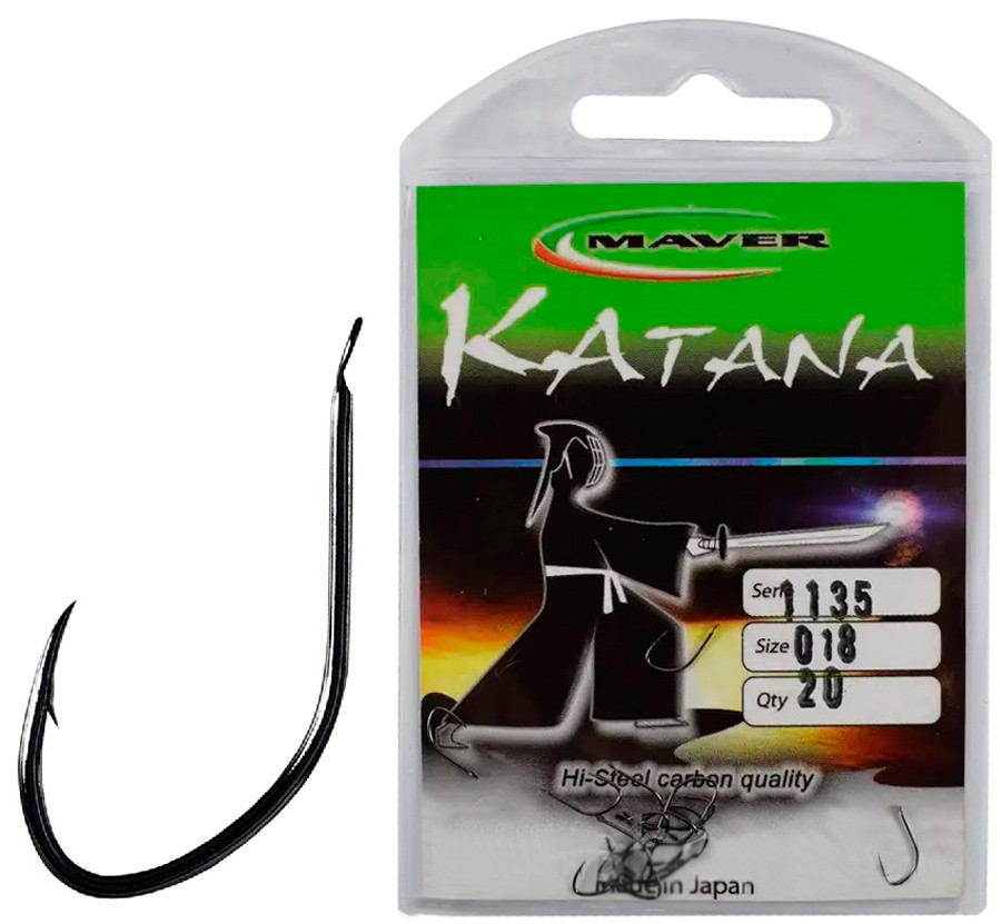 Крючок Maver Katana 1135A №14 (20шт/уп), фото 1