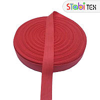 Лямовка китай 23мм - 250 (100м) Червоний
