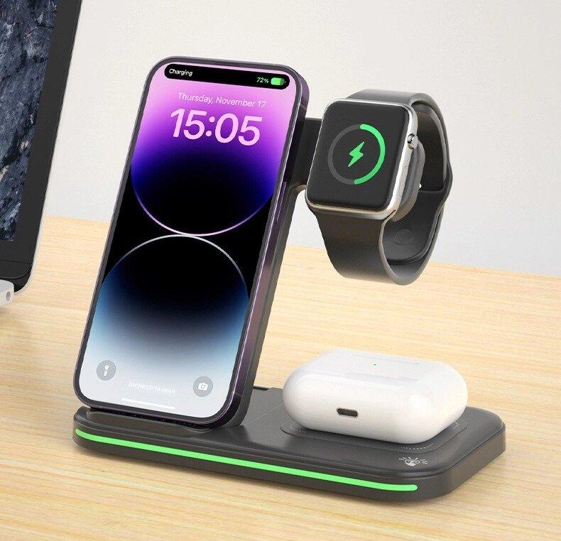Бездротовий зарядний пристрій OJD-95 Wireless Charger Stand (з функцією MagSafe) 15W