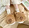 Теплі тапочки іграшки Kigurumi Капібара Домашні М'які Capybara 38-39, фото 2