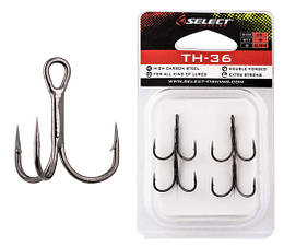 Гачок-трійник Select TH-36 #1 (4 шт./упа)