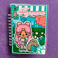 Альбом на липучках Тока Бока котик Пушина