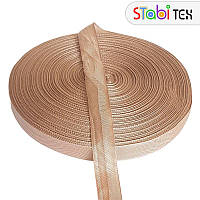 Лямовка китай 23мм - 250 (100м) Бежевий темний