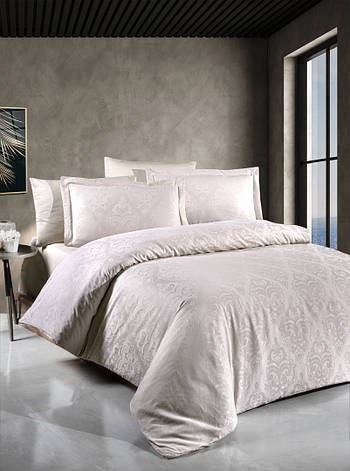 Постільна білизна First Choice Jacquard Satin - Sofya Champagne, фото 1