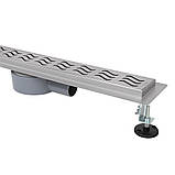 Душовий трап ITAL IT03-FT11/800, сифон поворот. 360, 800 мм, нержавіюча сталь, фото 2