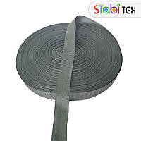 Лямовка китай 23мм - 250 (100м) Сірий темний