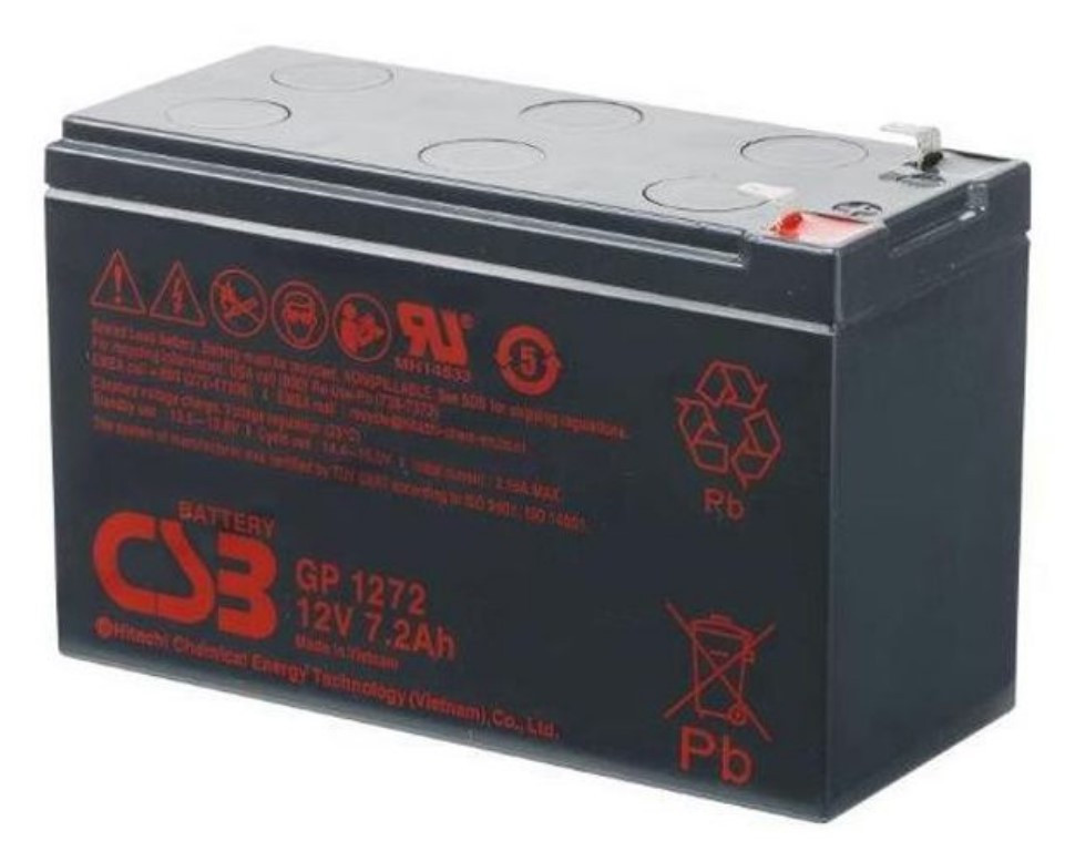 Акумулятор для ДБЖ/інвертора CSB Battery 12 V 7.2h AGM (GP1272F2)