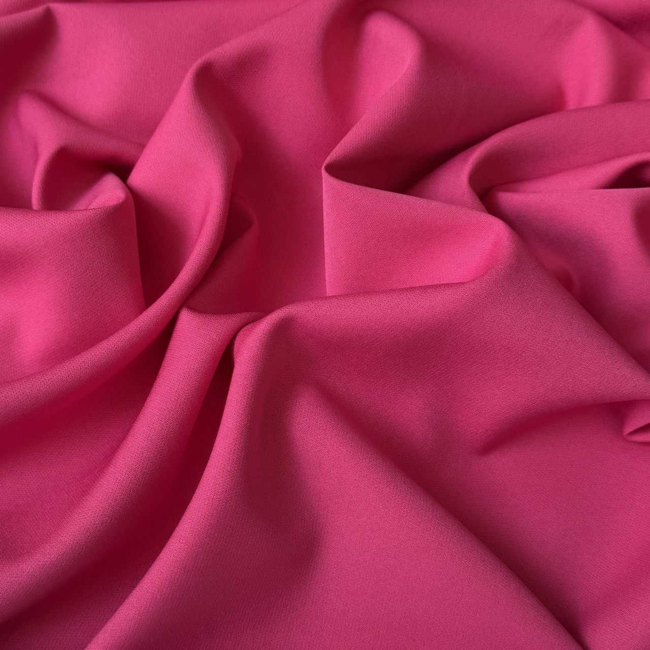Костюмна тканина креп Б'янко 150 см 260 г/м2 однотон Малиновий, фото 1