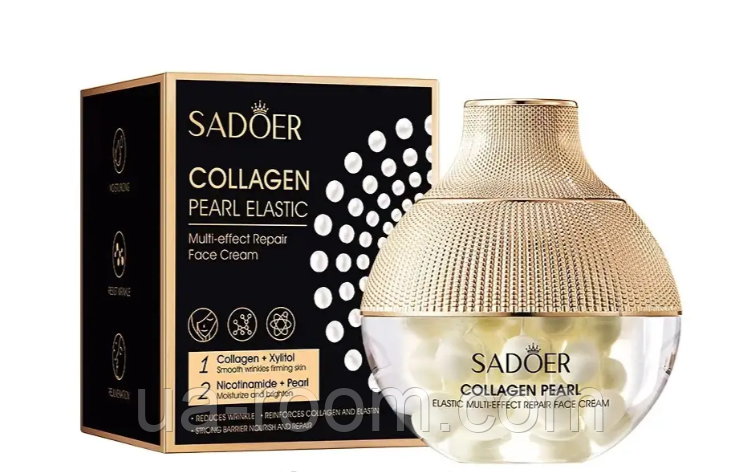 Восстанавливающий крем с коллагеном Sadoer Collagen&Pearl, 70 g.
