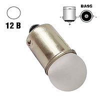 Автолампа світлодіодна Terra BA9S, 2 smd 2835, 3D лінза, 12 В, біла