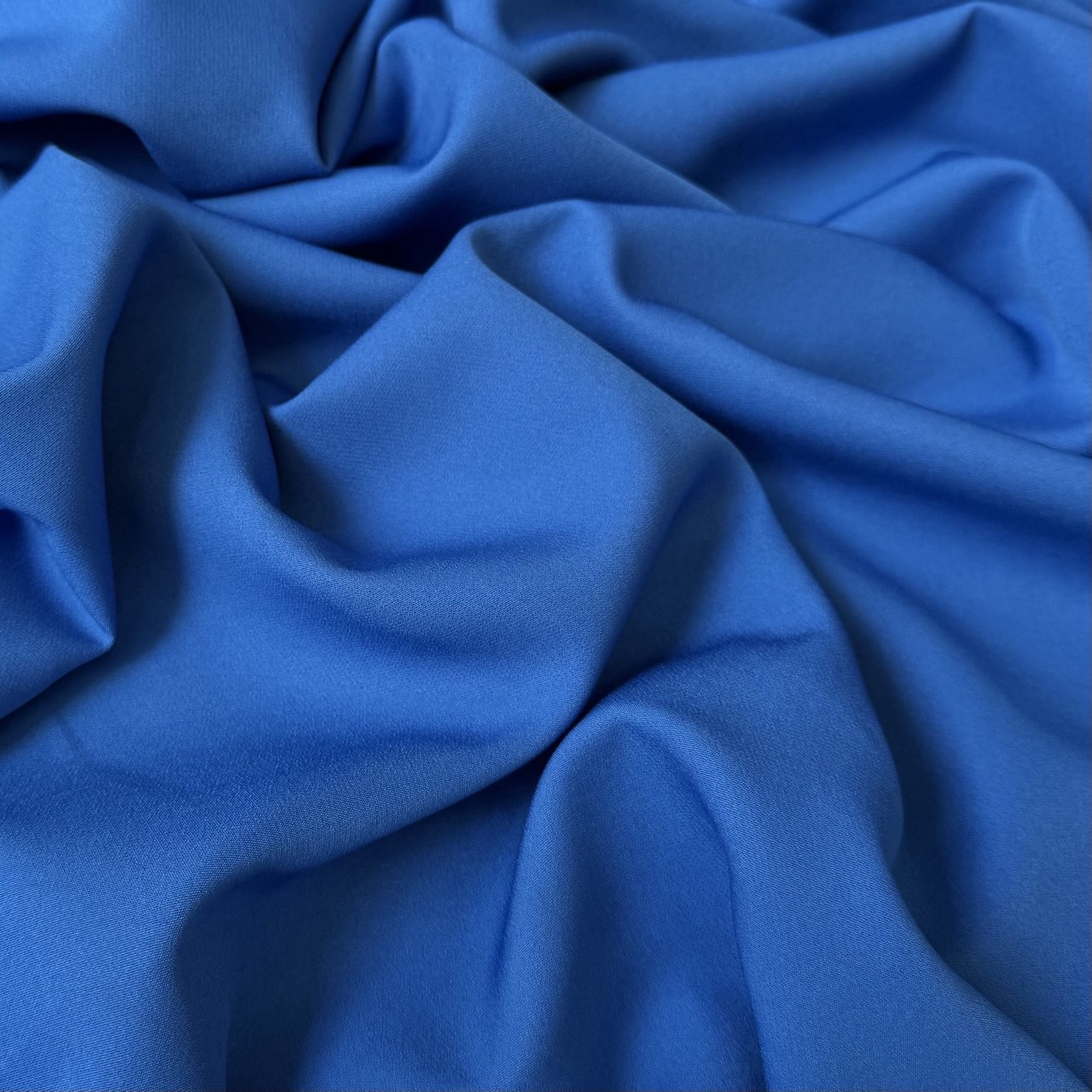 Костюмна тканина креп Б'янко 150 см 260 г/м2 однотон Василек, фото 1