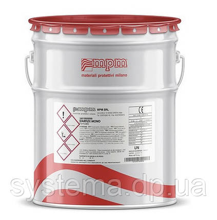 7S STARFLEX MONO 100 — Рідка поліуретанова мембрана для покрівлі, сірий 20 кг, фото 1