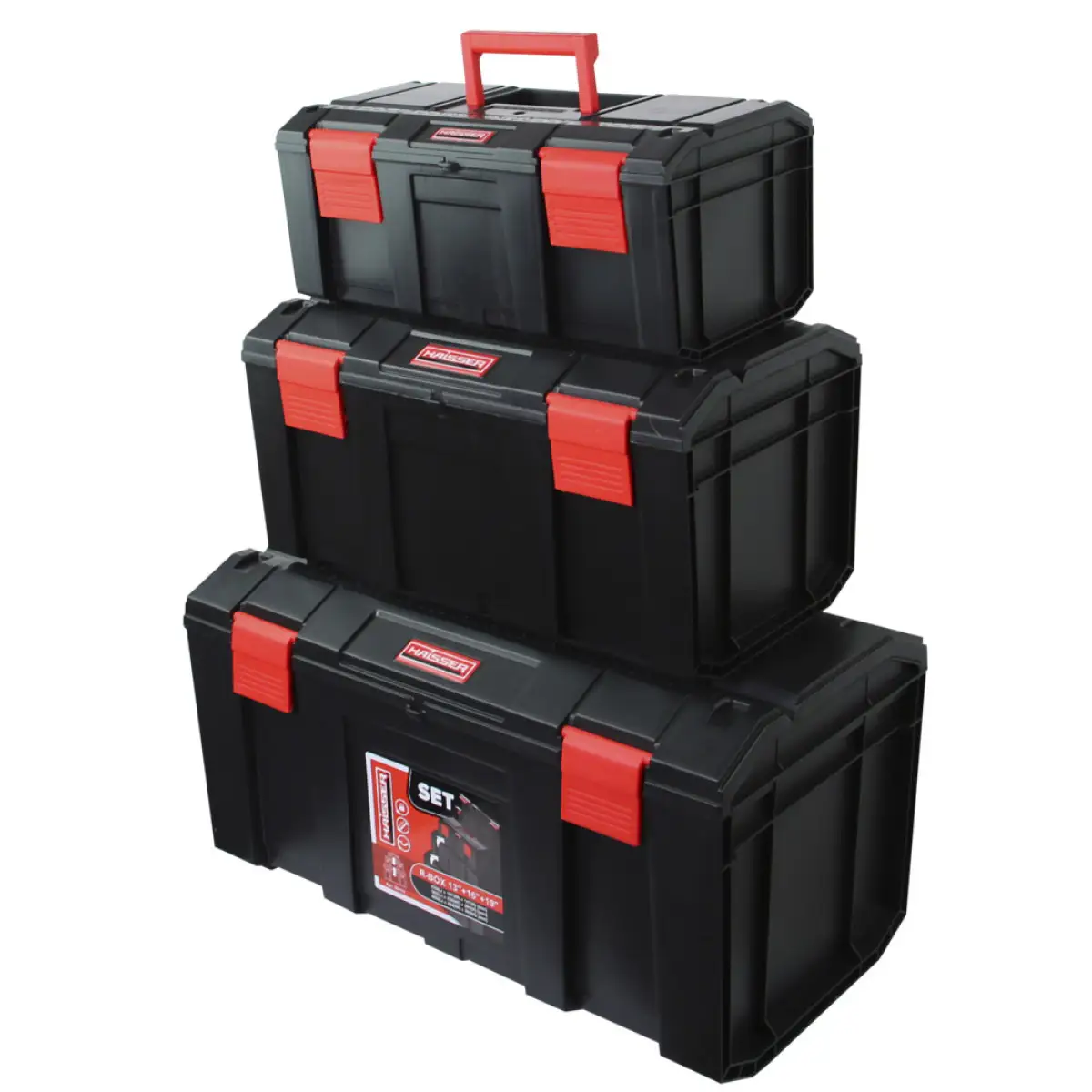 Набір ящиків для інструментів 3 в 1 R-BOX Haisser 90115