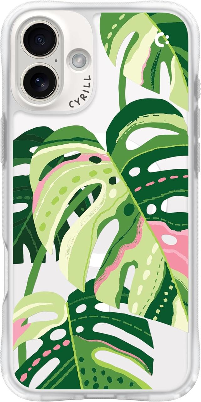Чохол Spigen Cyrill UltraSheer MagSafe Monstera Leaves для iPhone 16