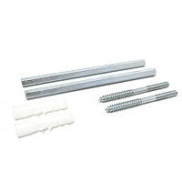 Тримач для рушників прихованого монтажу 10*140 мм — комплект 2 штуки