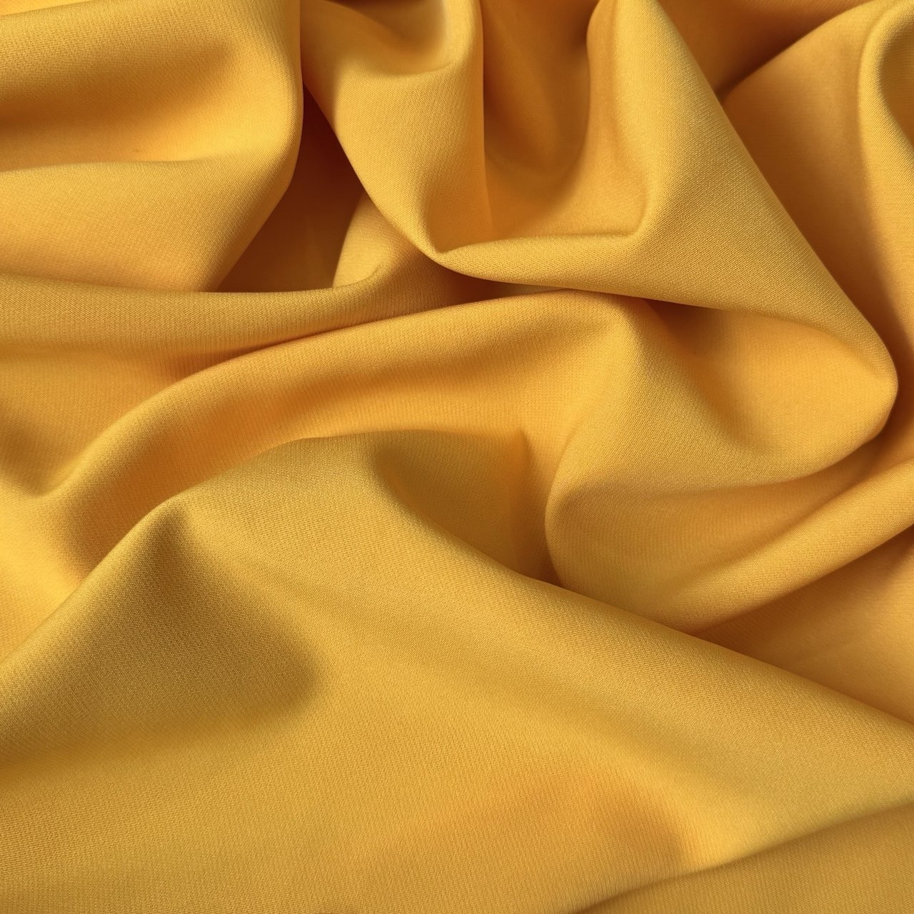 Костюмна тканина креп Б'янко 150 см 260 г/м2 однотон Жовтий жовтий, фото 1