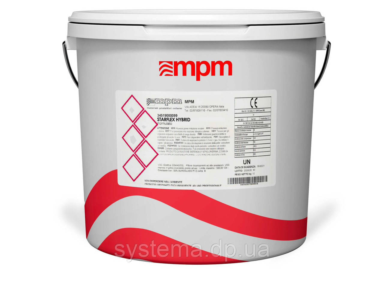 7S STARFLEX HYBRID – рідка мембрана на гібридній алифатичній основі для покрівлі, 20 кг.