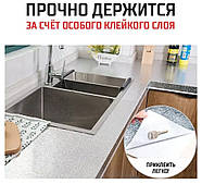 Самоклеюча плівка рулон 3х0.6 м Алюміній Апельсинова кірка, фото 8