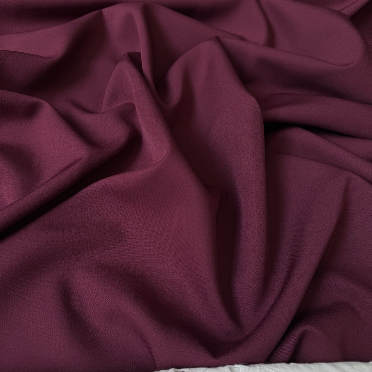 Костюмна тканина креп Б'янко 150 см 260 г/м2 однотон Марсала, фото 1