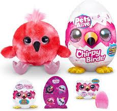 Інтерактивна іграшка Веселі пташки Фламінго Pets Alive Chirpy Birds (Flamingo) by ZURU 9537A
