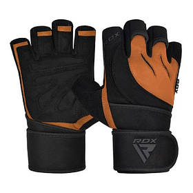 Рукавички для фітнесу RDX MICRO TAN/BLACK PLUS-M