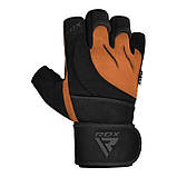 Рукавички для фітнесу RDX MICRO TAN/BLACK PLUS-M, фото 3