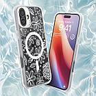 Чохол Spigen Cyrill UltraSheer MagSafe White Florals для iPhone 16 ACS08771, фото 7