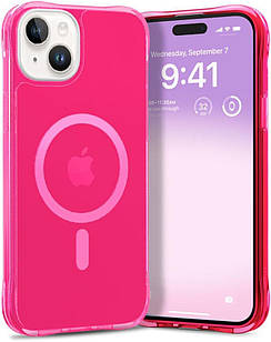 Чохол Spigen Cyrill UltraSheer MagSafe Hot Pink для iPhone 15 ACS06829