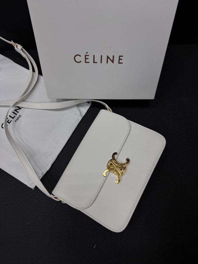 Сумка жіноча Celine, біла, 22*17*9 см, 931585