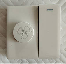 Регулятор обертів димер вентилятора classic plus білий