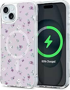 Чохол Spigen Cyrill UltraSheer MagSafe Ditsy Violet для iPhone 15