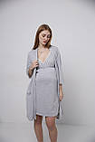Комплект для вагітних і годуючих (трійка) Pregnant Style Andy 44 Сірий, фото 3