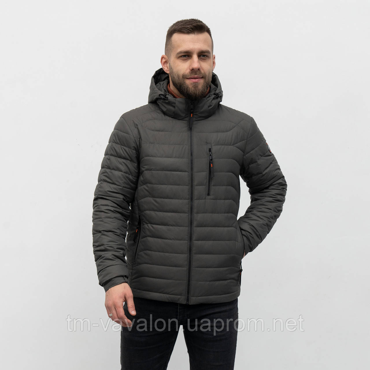 Куртка демісезонна Vavalon KD-41 Armygrey