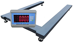 Ваги палетні до 300кг VTP-P-Т7Е 0.3t Стандарт (Zemic МВ7 RS-232) 800х1200мм