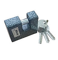 Замок навісний пешка комп'ютерний ключ 4шт молоткове фарбування 70мм