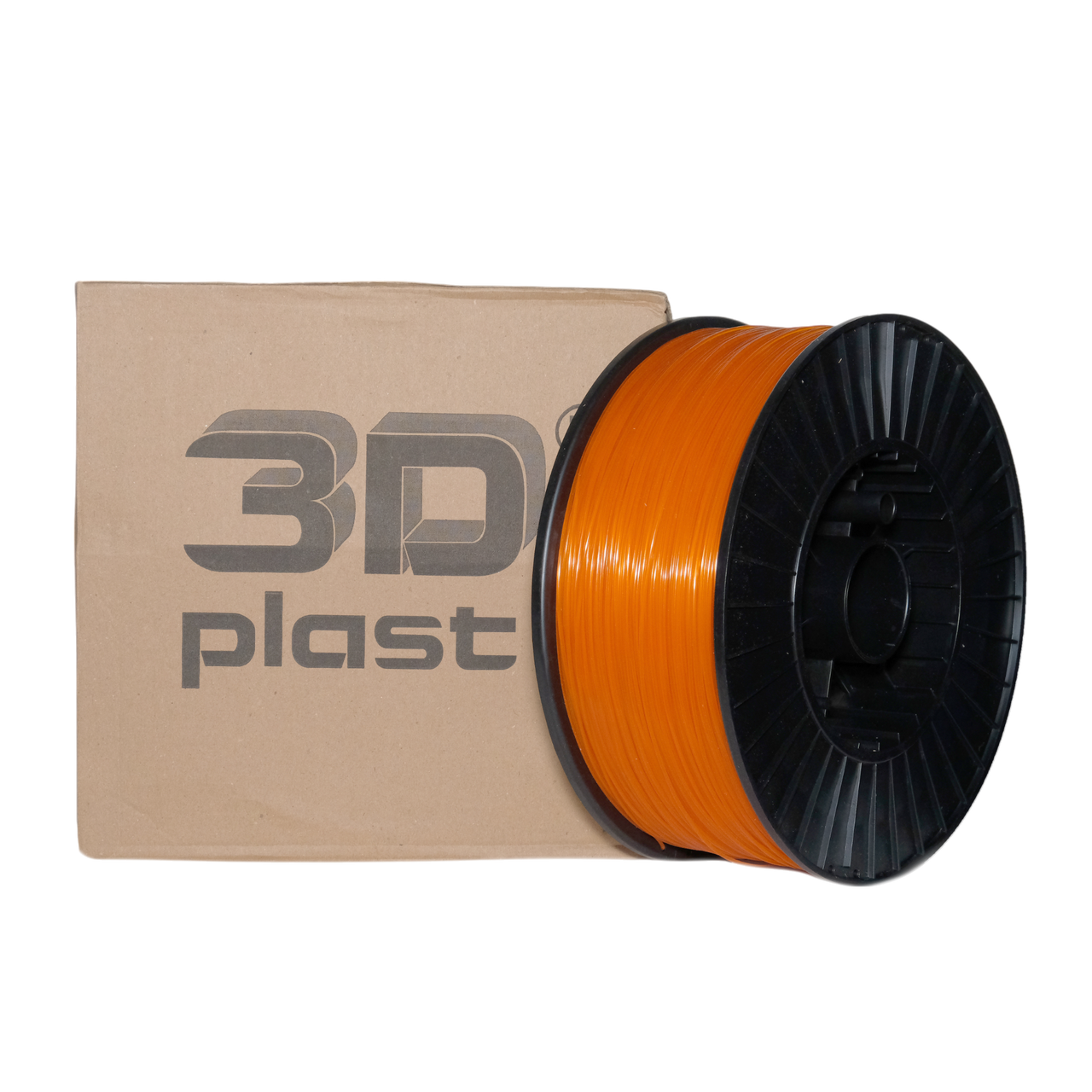 Філамент PLA 1,75мм 3,0кг, помаранчевий, фото 1