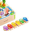 Дитяча логічна гра сортер хлопчикові дівчинці для розвитку логіки Магнітна риболовля 6 морквин рибки вудка, фото 9
