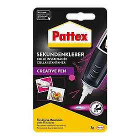 Суперміцний секундний клей Pattex Creative Pen 3г