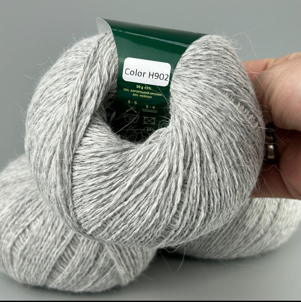 Ангора 70% Н902 св.сірий, фото 1