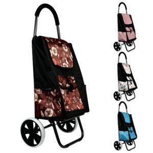 Сумка-тачка на колесах 98×44×30 см (до 20 кг), для покупок, господарська (MH-5284)