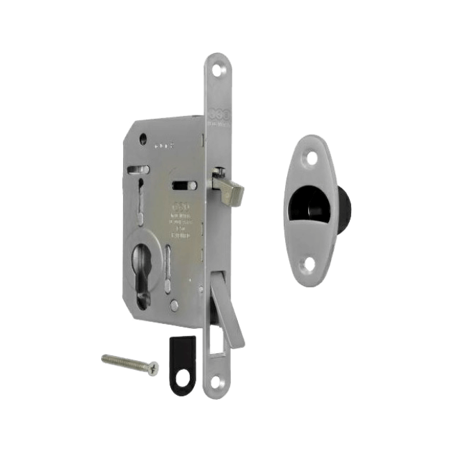 Замок Scivola Tre Class PZ 16/160 (Wave) для розсувних дверей, матовий хром