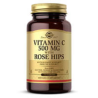Вітамін C із шипшиною Solgar. Vitamin C 500 mg with Rose Hips (250 tabs)
