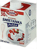 Вершки Smietanka Mlekovita Polska 36% 500 мл, фото 5