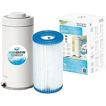Картриджний фільтр-насос для басейнів (2006 л, 220-240V) Intex 26604 | Фільтраційна установка, фото 5