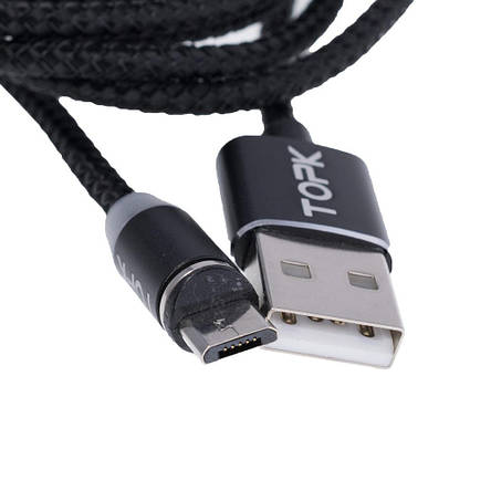 Магнітний кабель Micro usb, 1 м, фото 2