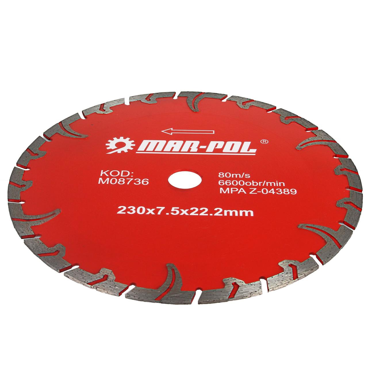 Алмазний диск для мармуру Mar-Pol M08736