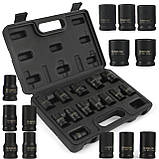 Комплект ударних торцевих головок 1/2", фото 2